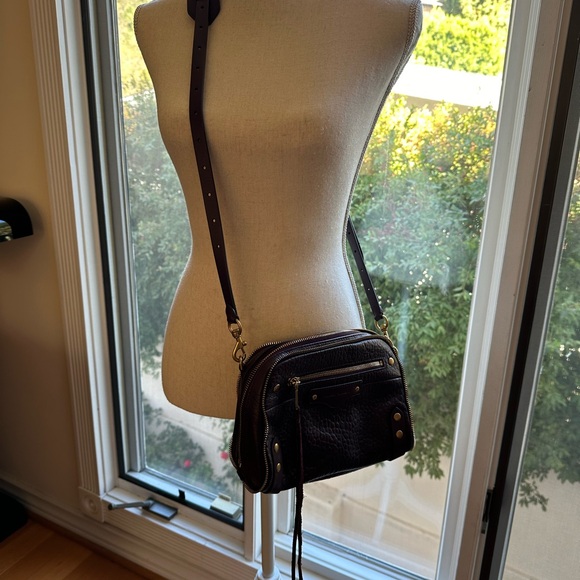 Rebecca Minkoff Crossbody Deep Purple like new condition medium size - Picture 9 of 10
